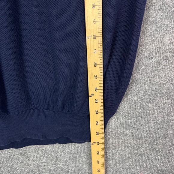 Polo Golf Ralph‎ Lauren Mens V Neck Sleeveless Knit Sweater Vest Navy L - Picture 5 of 7